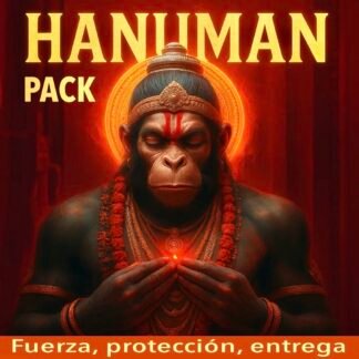 Una imagen del Dios Hanuman de un cd de mantras para protección