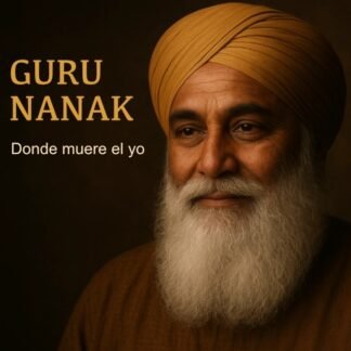 Guru Nanak como portada de un disco con música para sus poemas